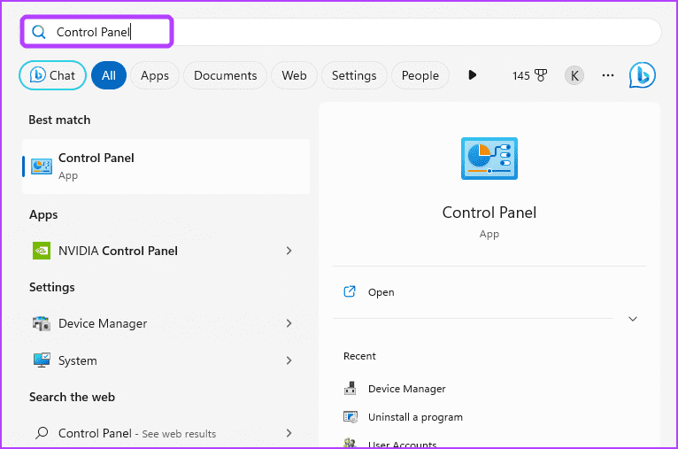 Control-Panel-2-1 6 طرق سريعة لعرض قائمة بجميع حسابات المستخدمين على Windows 11