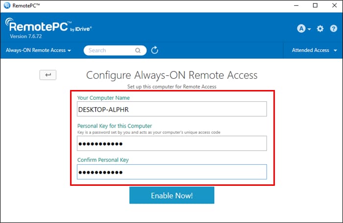 Creating-RemotePC-Account-and-Preparation-6-1 كيفية إضافة جهاز كمبيوتر إلى RemotePC