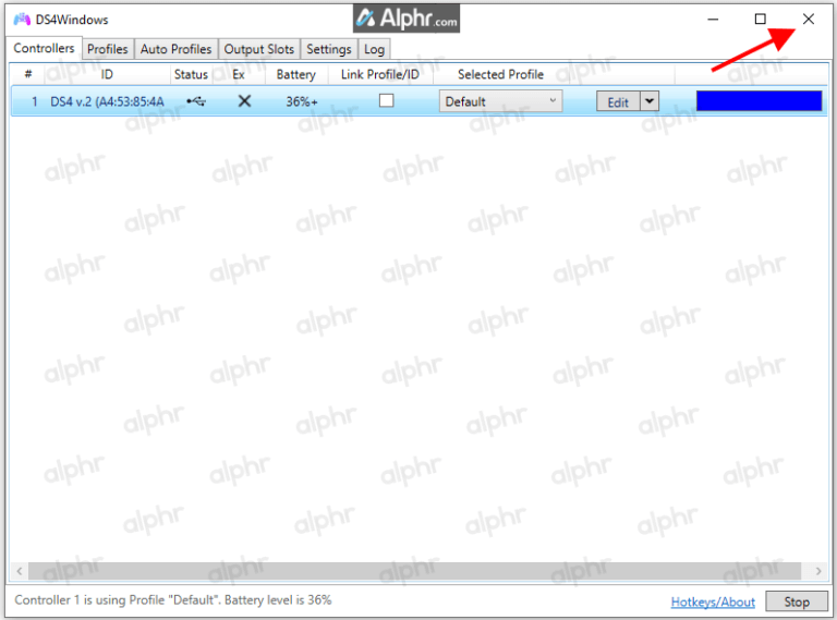 DS4-Windows-Main-Screen-01 كيفية إصلاح خطأ DS4Windows لا يكتشف وحدة التحكم