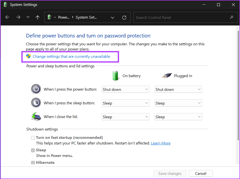 Disable-Fast-Startup-2 أفضل 7 طرق لإصلاح عدم عمل Explorer.exe عند بدء التشغيل على Windows 11