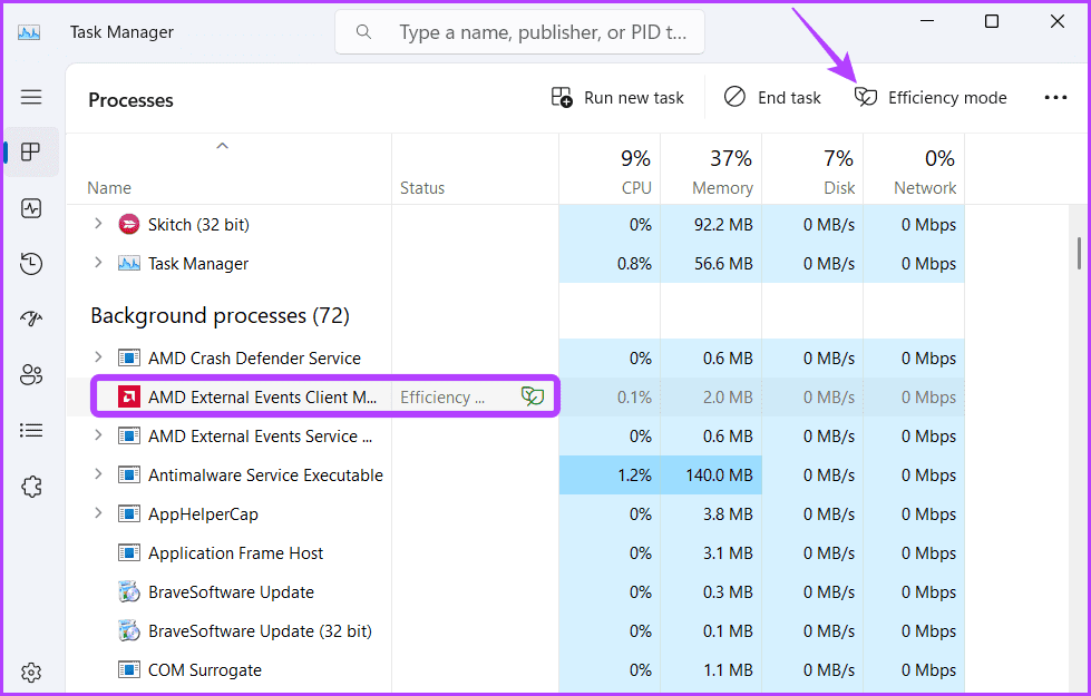 Disabling-Efficiency-Mode تعرف على وضع الكفاءة وكيفية تمكينه في Windows 11