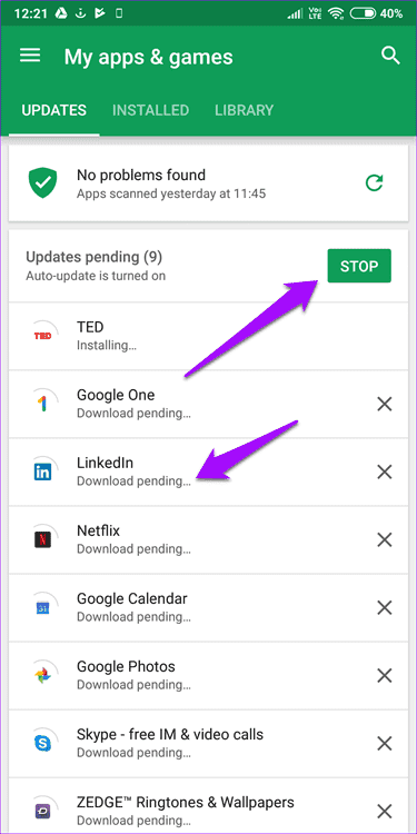 Download-Pending-Issue-in-Google-Play-Store-3_935adec67b324b146ff212ec4c69054f 10 طرق لإصلاح مشكلة توقُّف عمليات تنزيل التطبيقات وعدم اكتمالها في متجر Google Play