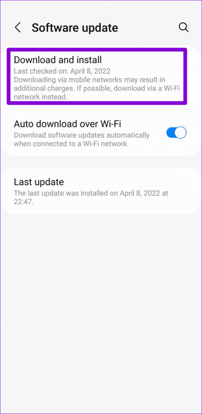 Download-Software-Update-on-Android-500x1024-1 أفضل 8 طرق لإصلاح عدم العثور على أجهزة Bluetooth المجاورة على Android