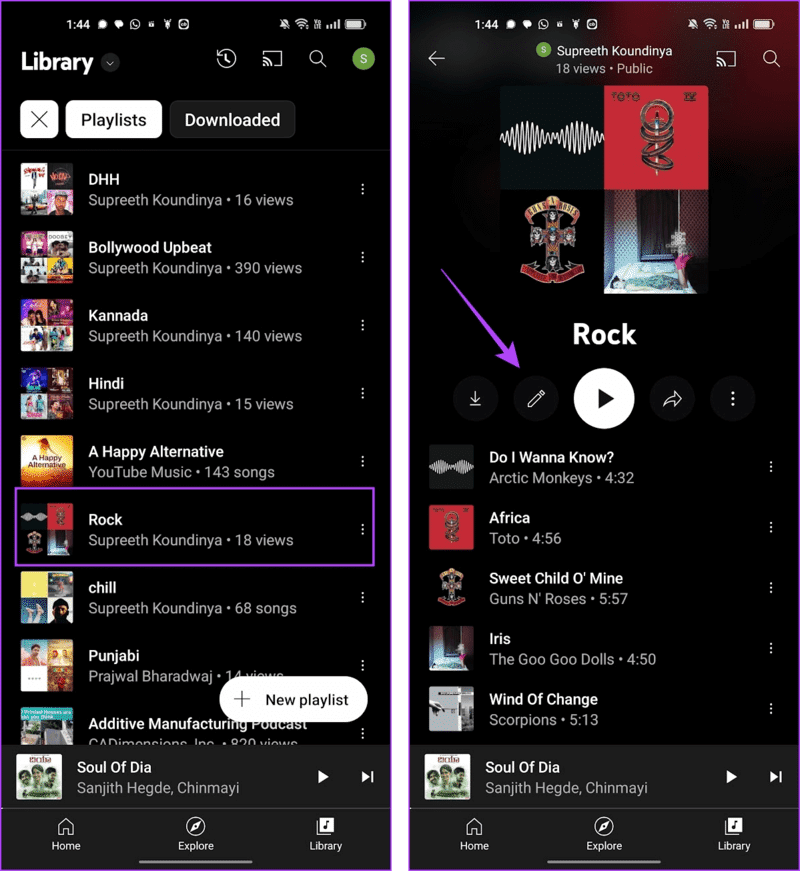 Edit-Playlist-1 كيفية إنشاء قائمة تشغيل YouTube خاصة وإخفاؤها على iPhone و Android والويب