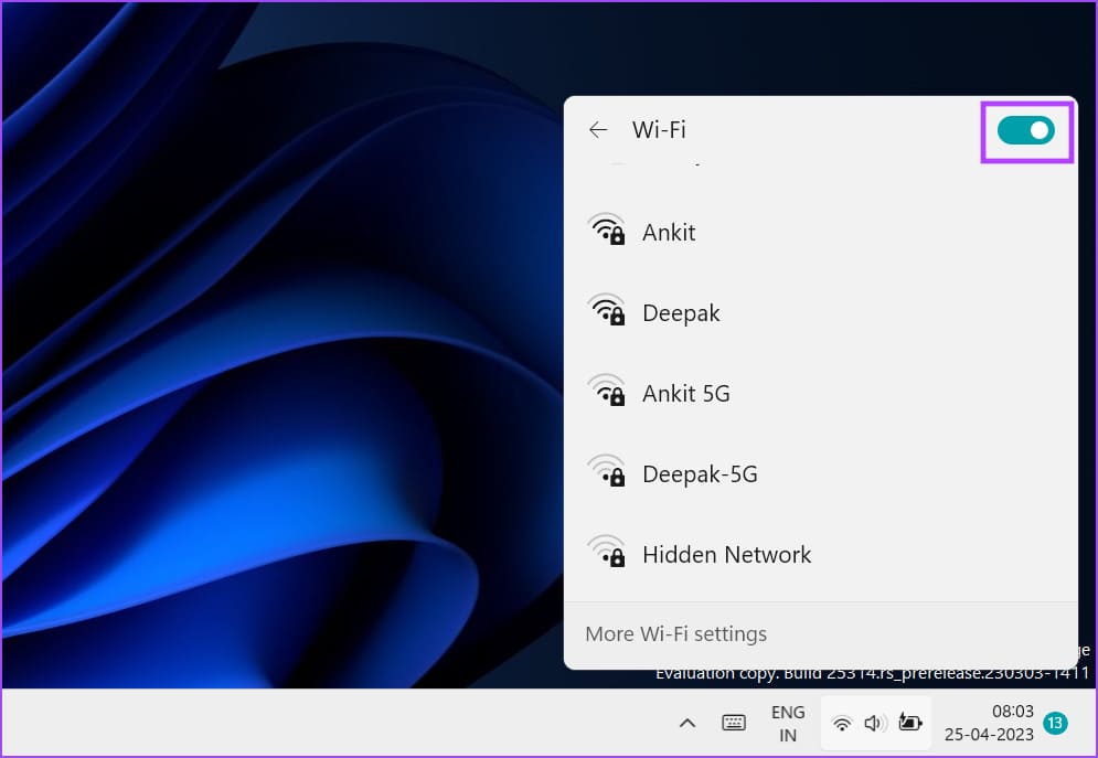 Ensure-Both-Devices-Connect-to-a-Common-Wi-Fi-Network أفضل 8 طرق لإصلاح عدم عمل المشاركة القريبة Nearby Sharing على Windows 11