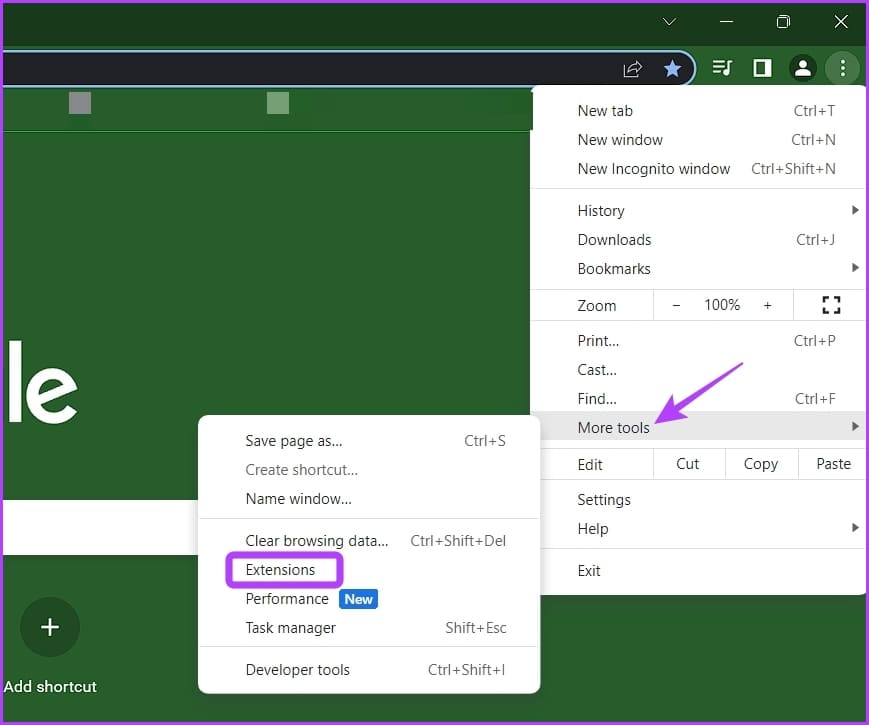 Extensions-1 أفضل 6 طرق لإصلاح خطأ "يبدو أن ردك على اختبار CAPTCHA غير صالح" على Steam في Windows