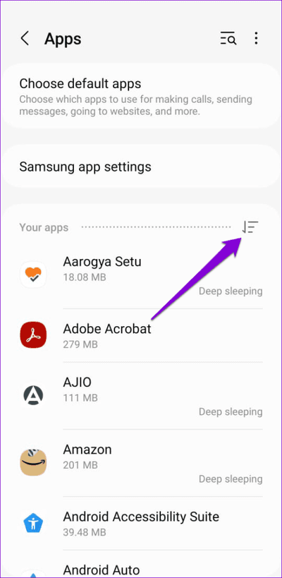Filter-Apps-on-Android-2-500x1024-1 أفضل 8 طرق لإصلاح عدم العثور على أجهزة Bluetooth المجاورة على Android
