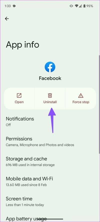Fix-Facebook-Story-not-uploading-12-461x1024-1 أفضل 10 طرق لإصلاح عدم تحميل قصص Facebook