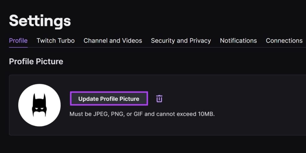How-to-Add-or-Change-Twitch-Profile-Picture-11-1024x514-1 كيفية إضافة أو تغيير صورة ملف تعريف Twitch على الهاتف المحمول وسطح المكتب