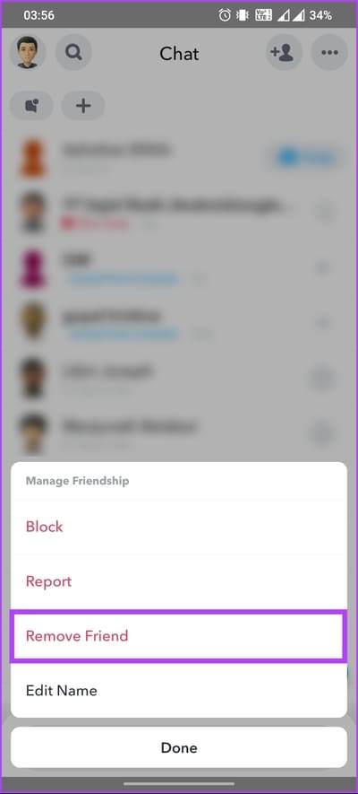 How-to-Delete-Friends-on-Snapchat_11 كيفية حذف الأصدقاء على Snapchat: طريقتان سريعتان