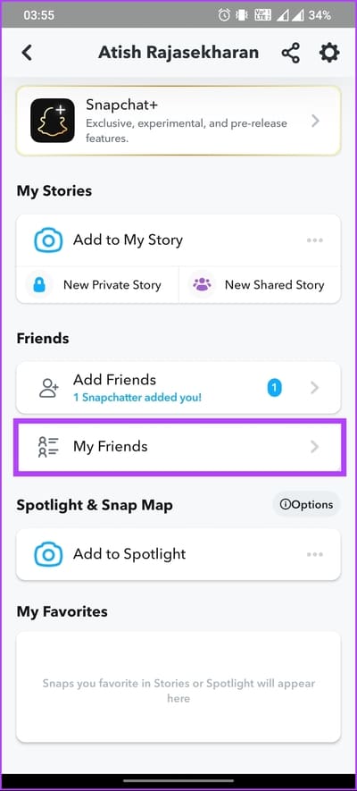 How-to-Delete-Friends-on-Snapchat_4 كيفية حذف الأصدقاء على Snapchat: طريقتان سريعتان