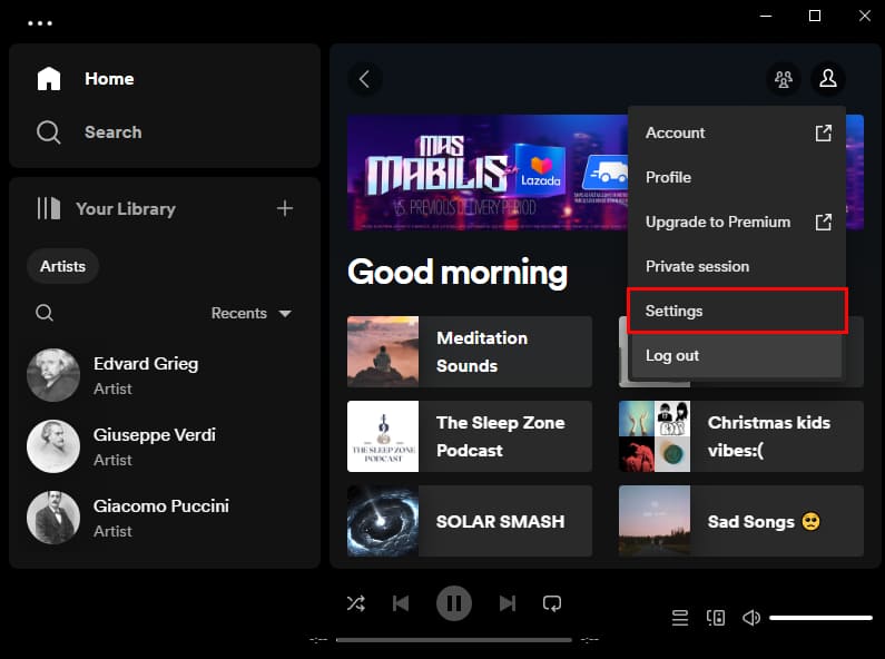 How-to-Fix-Spotify-Cant-Play-This-Right-Now-3-2 كيفية إصلاح خطأ لا يمكن تشغيل هذا الآن على Spotify