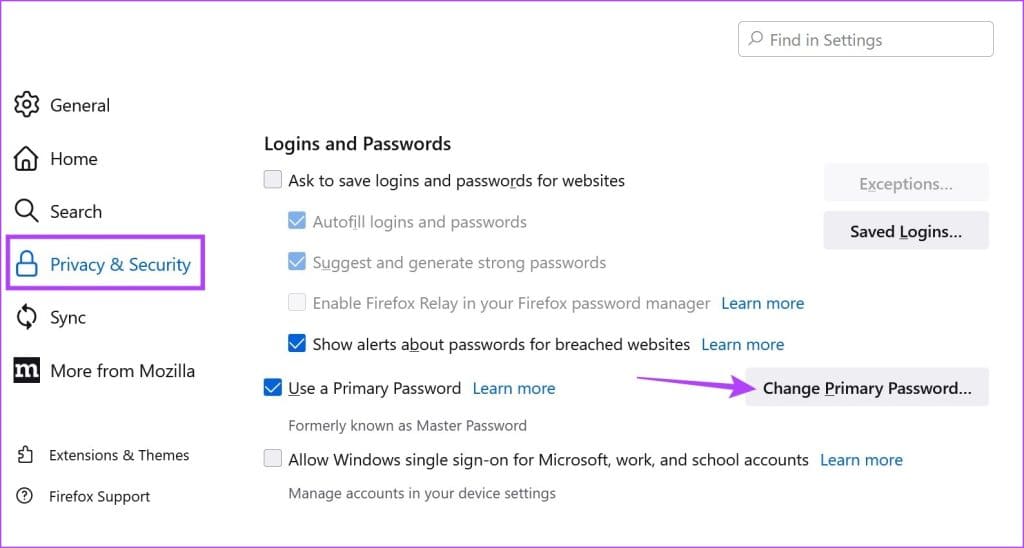 How-to-Protect-Saved-Passwords-With-Firefox-Primary-Password-6-1024x548-1 كيفية حماية كلمات المرور المحفوظة باستخدام كلمة مرور الأساسية في Firefox