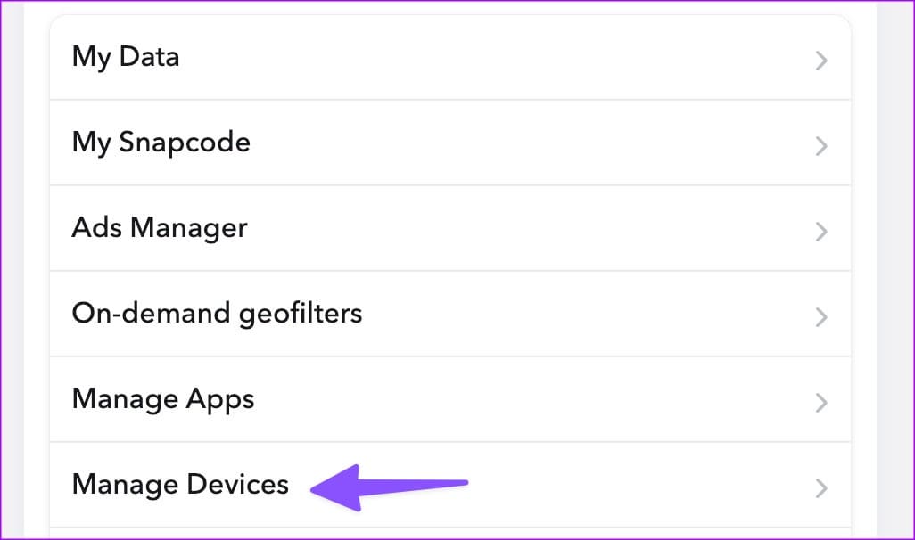 How-to-Remove-Saved-Snapchat-Account-7 كيفية إزالة حساب Snapchat المحفوظ على iPhone و Android