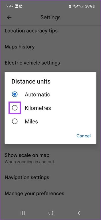 How-to-Switch-Between-KM-and-Miles-in-Google-Maps-and-Apple-Maps-8 كيفية التبديل بين الكيلومتر والميل على Google Maps و Apple Maps
