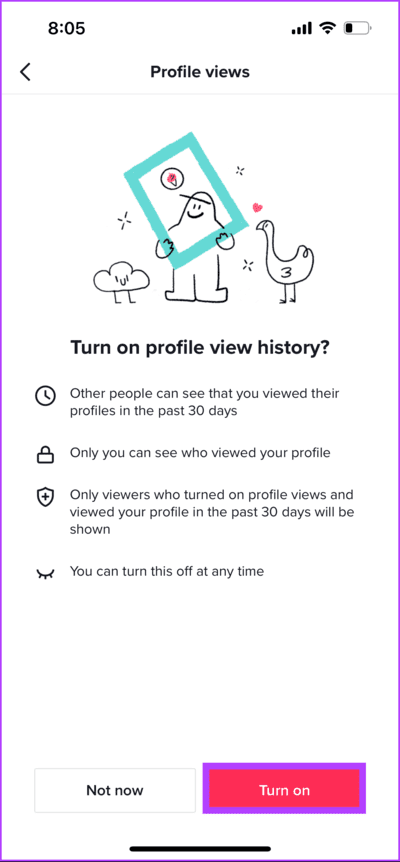 How-to-Turn-on-Profile-Views-on-TikTok_15 كيفية تشغيل عرض سجل زيارة الملف الشخصي على TikTok