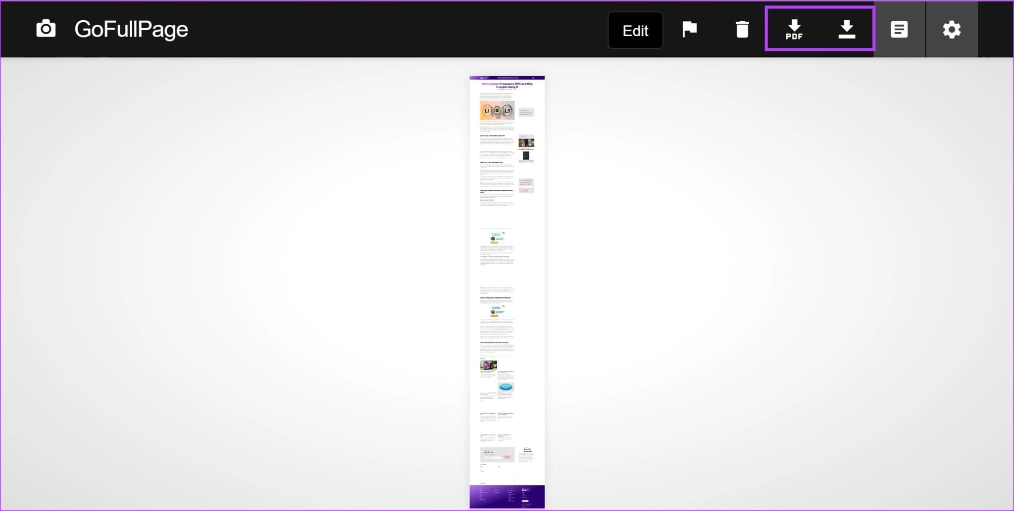 Image-Captured-2048x1034-1 كيف تأخذ لقطات شاشة كاملة الصفحة على Google Chrome
