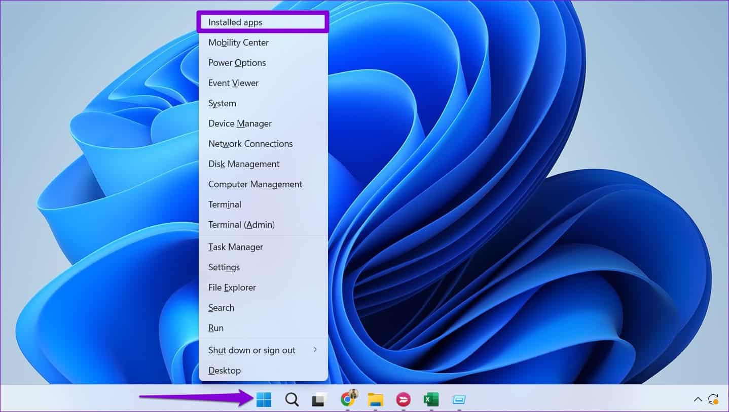 Installed-Apps-on-Windows-22-1 أفضل 6 طرق لإصلاح خطأ عثر Word على محتوى غير قابل للقراءة في Windows