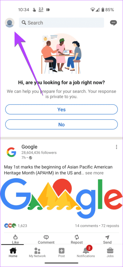 LinkedIn-Mobile-Profile-710x1536-1 كيفية إضافة خبرة التطوع على LinkedIn