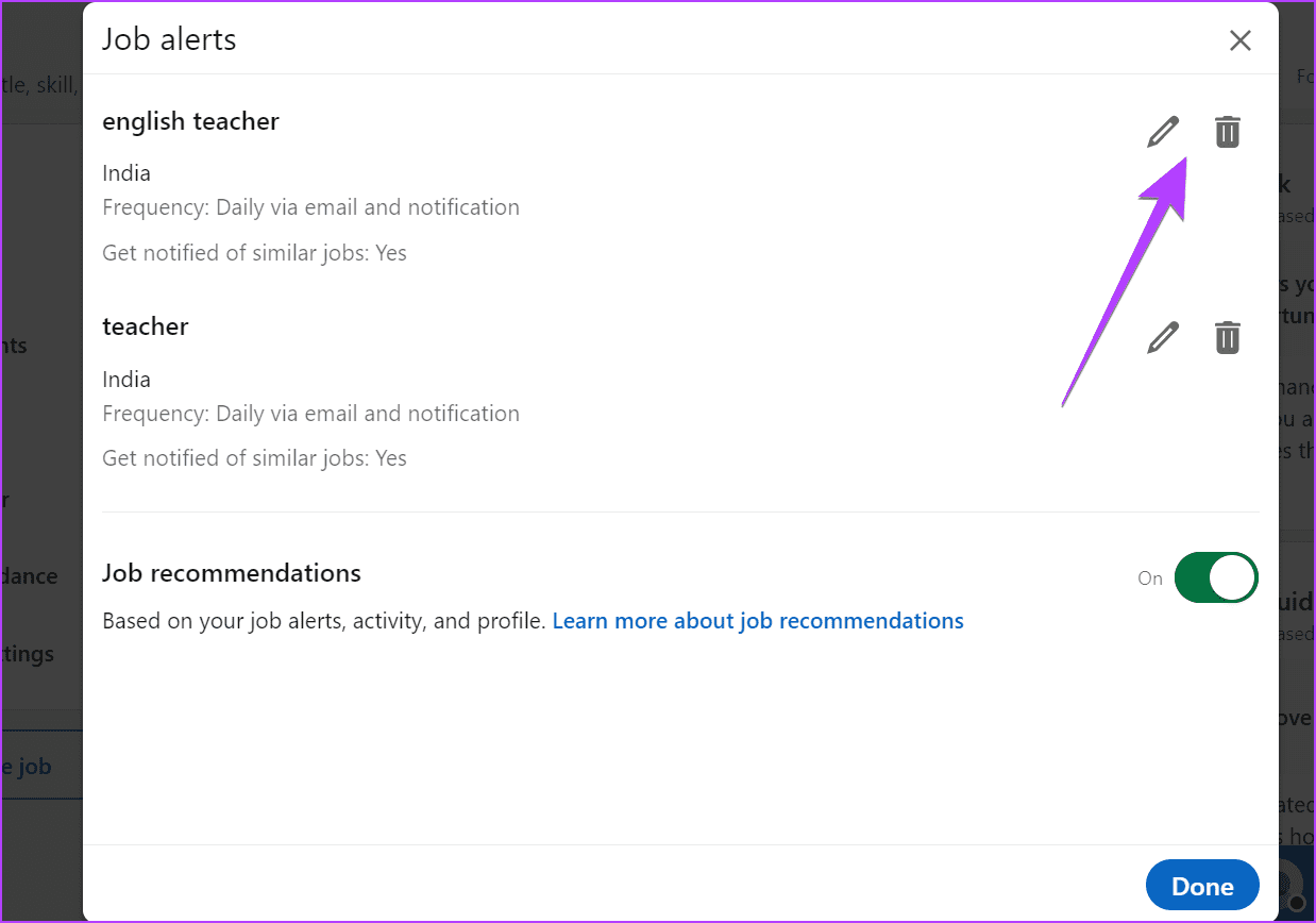 LinkedIn-PC-Job-Alerts-Disable كيفية إيقاف تشغيل تنبيهات الوظائف على LinkedIn على الهاتف المحمول والكمبيوتر الشخصي