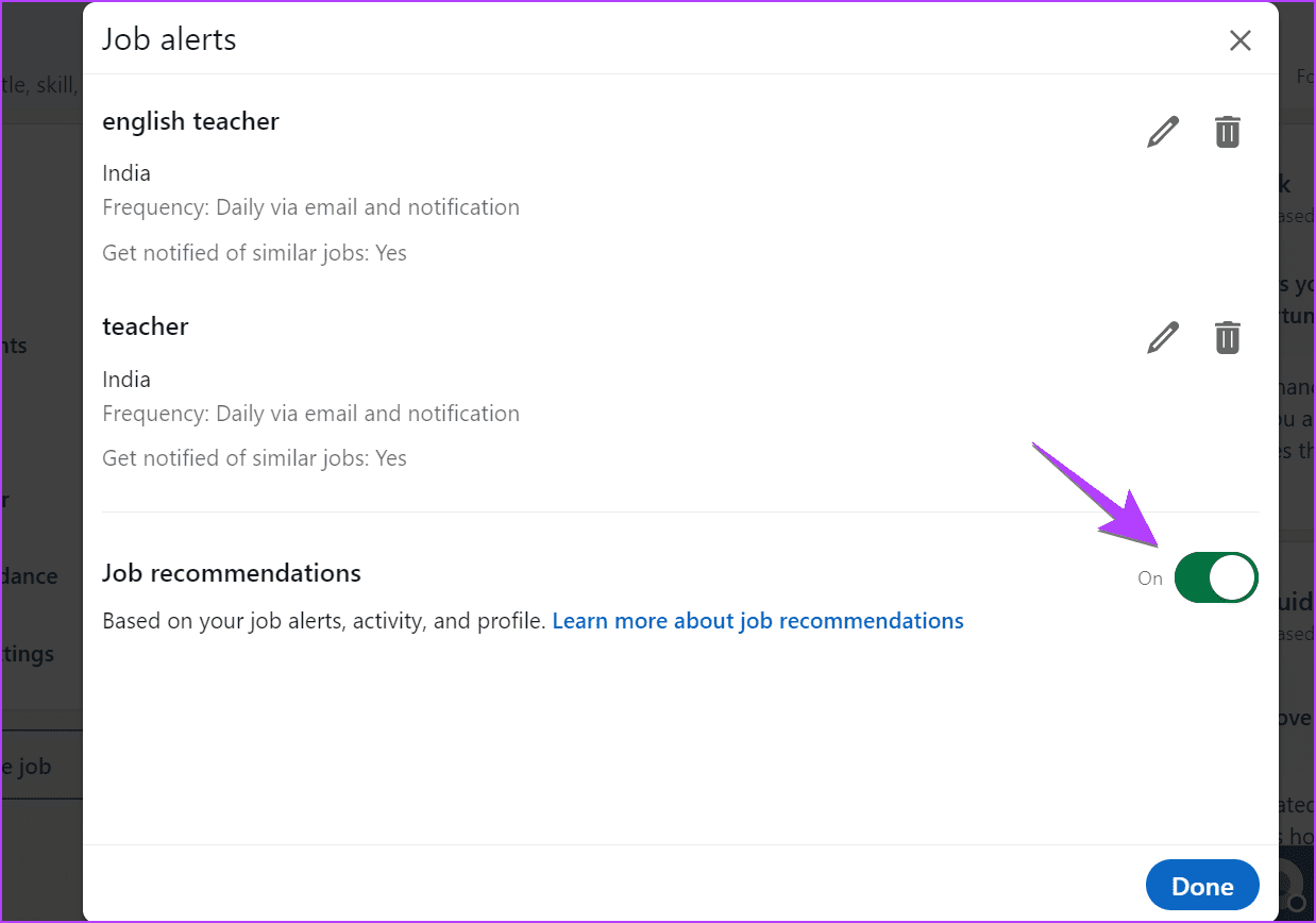 LinkedIn-PC-Job-Recommendation-Alerts-Disable كيفية إيقاف تشغيل تنبيهات الوظائف على LinkedIn على الهاتف المحمول والكمبيوتر الشخصي