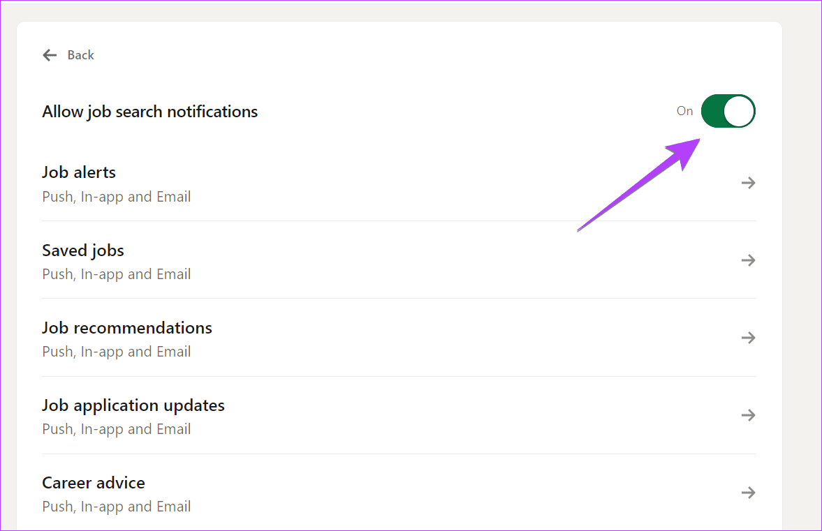 LinkedIn-PC-Settings-Job-Notification كيفية إيقاف تشغيل تنبيهات الوظائف على LinkedIn على الهاتف المحمول والكمبيوتر الشخصي