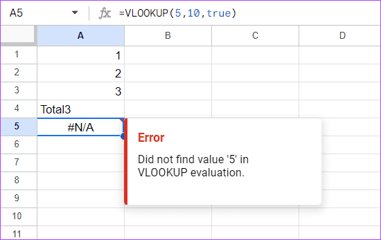 NA-error استكشاف أخطاء تحليل الصيغة في Google Sheets وإصلاحها
