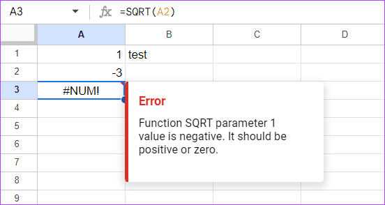 Num-error-in-Google-Sheet-1 استكشاف أخطاء تحليل الصيغة في Google Sheets وإصلاحها