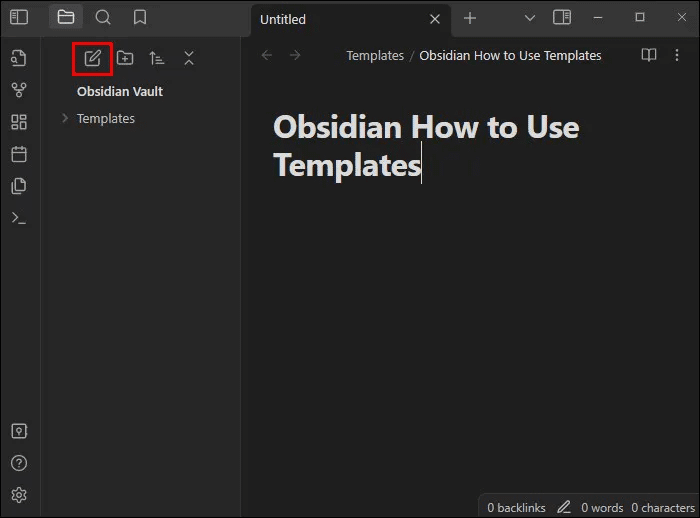 كيفية استخدام قوالب Obsidian - %categories