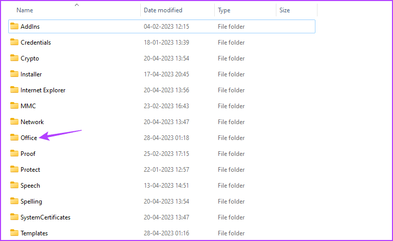Office-folder أفضل 7 طرق لإصلاح مشكلة Microsoft Office عالق عند تجهيز الأشياء في Windows 11