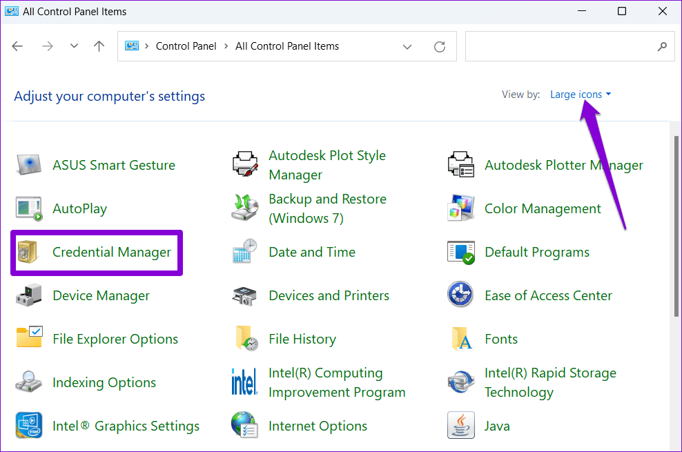 Open-Credential-Manager-on-Windows كيفية الوصول إلى إدارة بيانات الاعتماد واستخدامه على Windows 10 و Windows 11