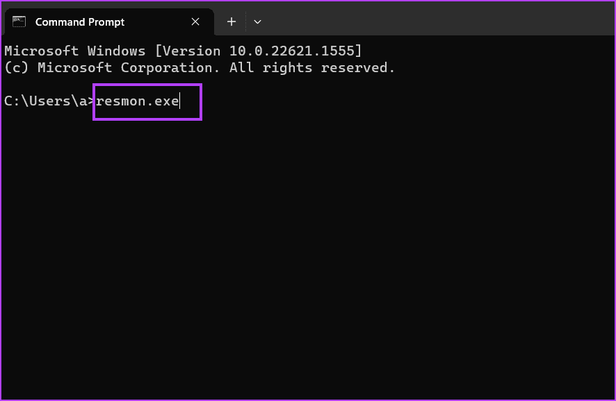 Open-Resource-Monitor-Using-Terminal-App-2 7 طرق سريعة لفتح مراقب الموارد في Windows 11