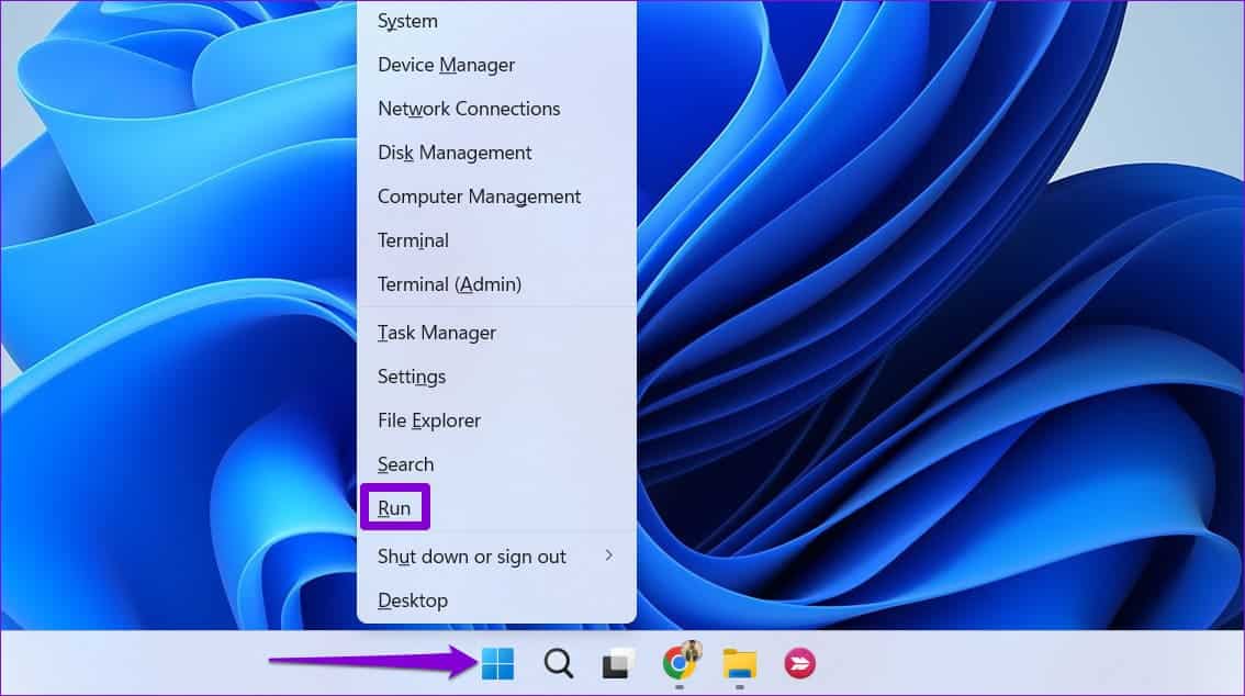 Open-Run-Command-10 أفضل 8 إصلاحات لخطأ لن يعمل هذا التطبيق على جهازك في Microsoft Store
