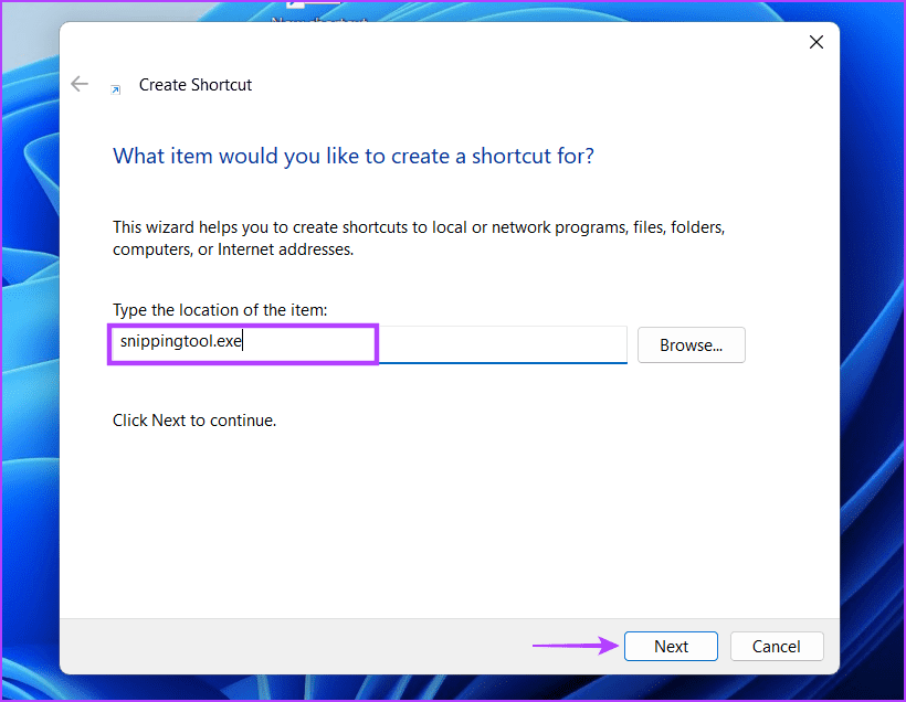 Open-Snipping-Tool-Using-a-Desktop-Shortcut-2-2 8 طرق سريعة لفتح أداة القص Snipping Tool على Windows