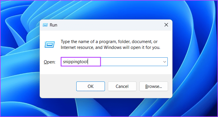 Open-Snipping-Tool-Using-the-Run-Dialog-Box 8 طرق سريعة لفتح أداة القص Snipping Tool على Windows