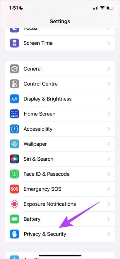 Privacy-Security كيفية إصلاح "الموقع غير متوفر" على iPhone