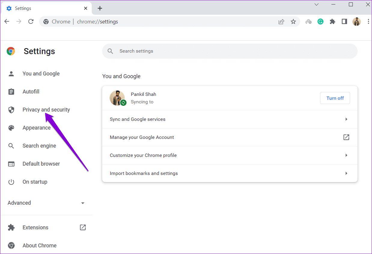 Privacy-and-Security-in-Chrome-2 كيفية تغيير إعدادات التكبير في Google Chrome