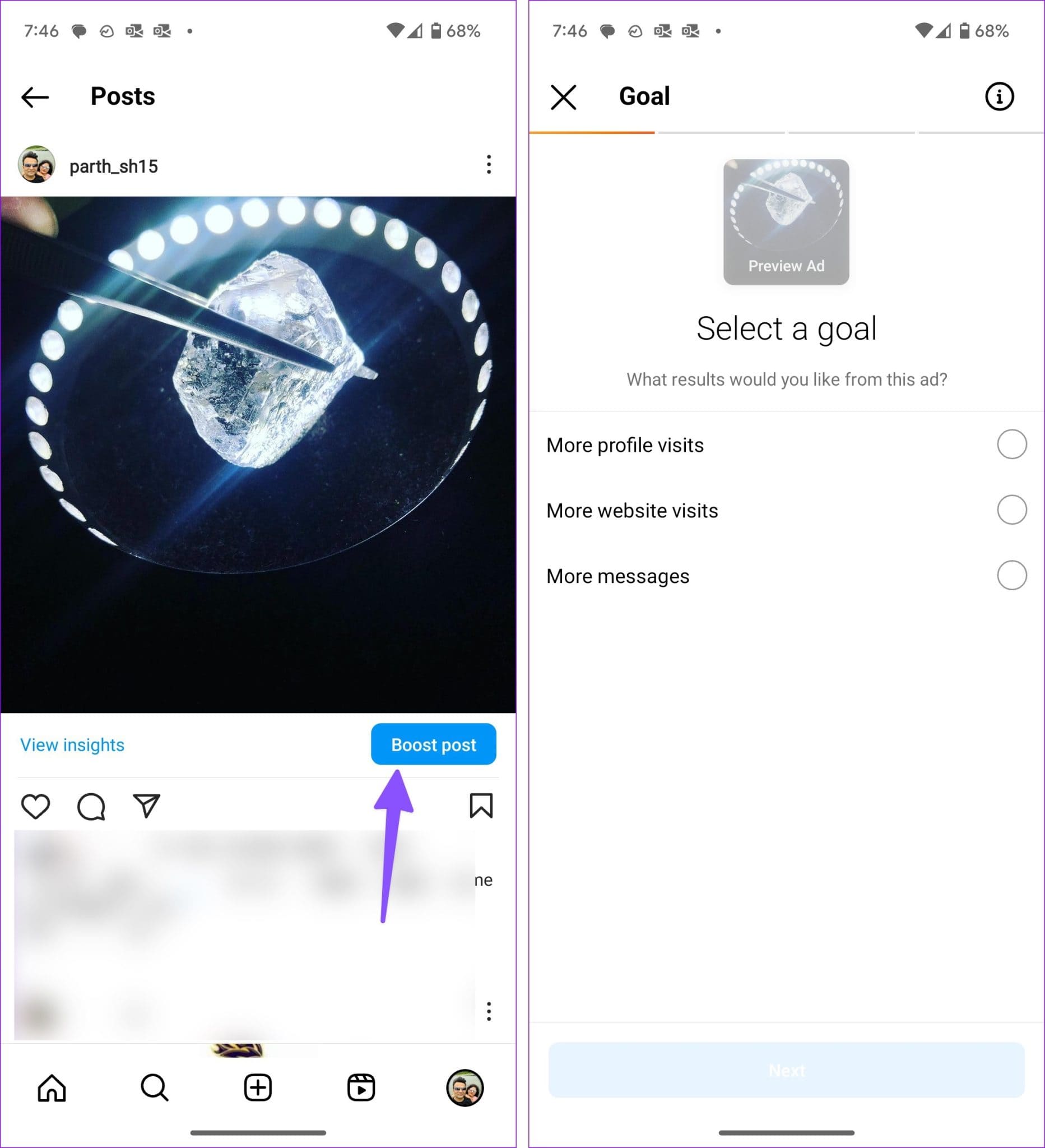Professional-vs-Personal-account-on-Instagram-7-side-1865x2048-2 الحساب الاحترافي مقابل الحساب الشخصي على Instagram: افهم الاختلافات