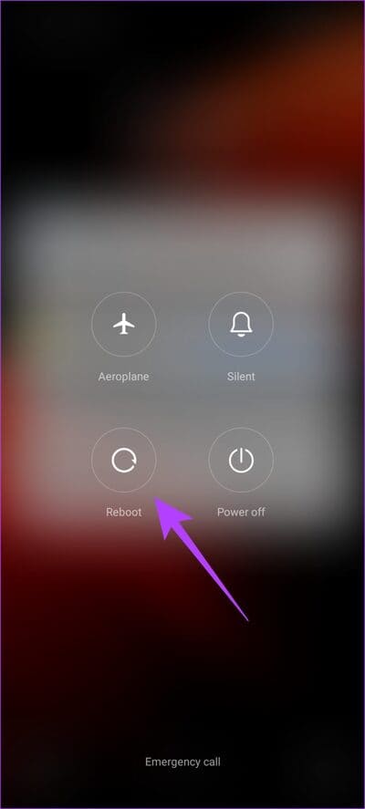 Reboot-Device 10 طرق لإصلاح عدم عمل تطبيق YouTube Music في الخلفية