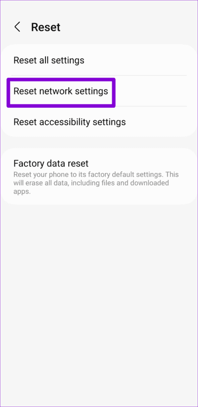 Reset-Network-Settings-on-Android-6-500x1024-1 أفضل 8 طرق لإصلاح عدم العثور على أجهزة Bluetooth المجاورة على Android