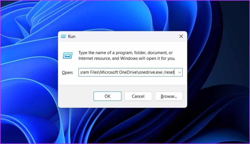 Reset-OneDrive أفضل 6 طرق لإصلاح خطأ "عذرًا ، هناك مشكلة في خوادم OneDrive " على Windows 11
