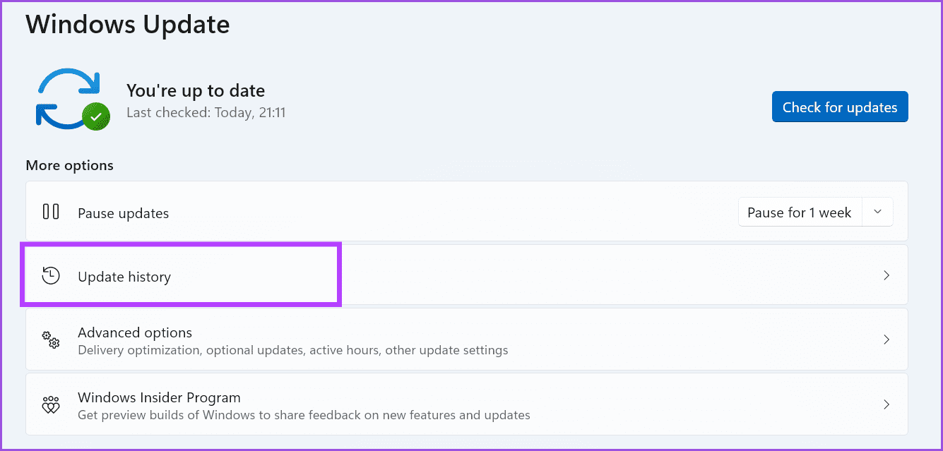 Rollback-Windows-update-3-1 أفضل 8 طرق لإصلاح عدم عمل المشاركة القريبة Nearby Sharing على Windows 11