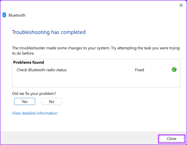 Run-Bluetooth-TroubleShooter-4 أفضل 8 طرق لإصلاح عدم عمل المشاركة القريبة Nearby Sharing على Windows 11