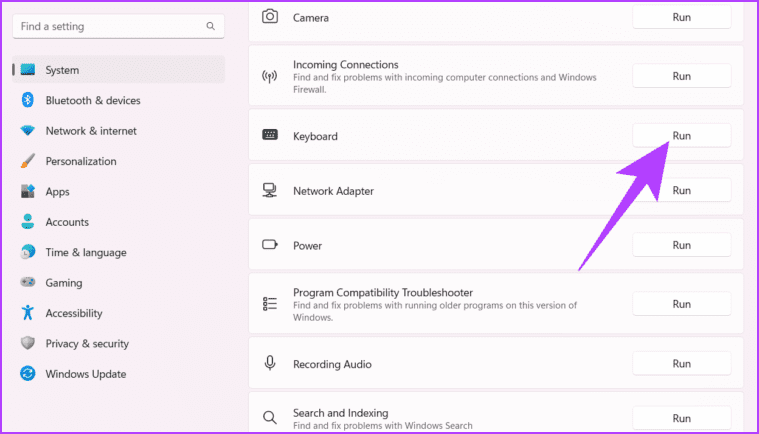 Run-button أفضل 5 طرق لإصلاح مفتاح Caps Lock معكوس في Windows 11