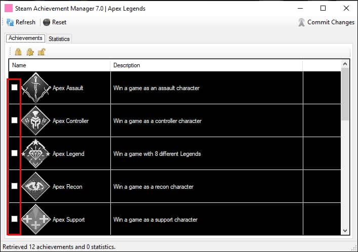 SAM.Picker.exe-6-1 كيفية استخدام أداة فتح الإنجاز على Steam