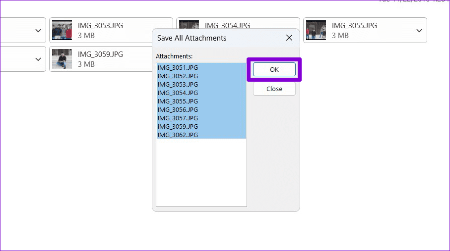 Save-Email-Attachments-in-Outlook أفضل 5 إصلاحات لخطأ وصل ملف بيانات Outlook إلى الحد الأقصى للحجم في Windows