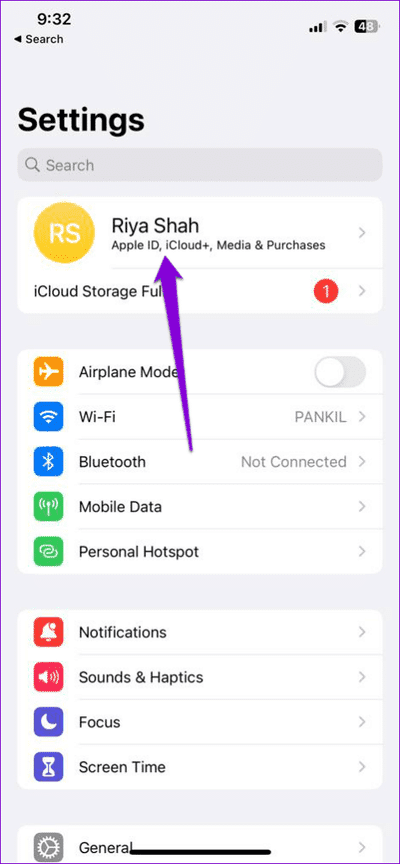 Settings-on-iPhone-2-474x1024-2 كيفية نقل Microsoft Authenticator إلى هاتفك الجديد
