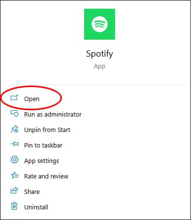 Spotify-1-1 كيفية إصلاح خطأ لا يمكن تشغيل هذا الآن على Spotify