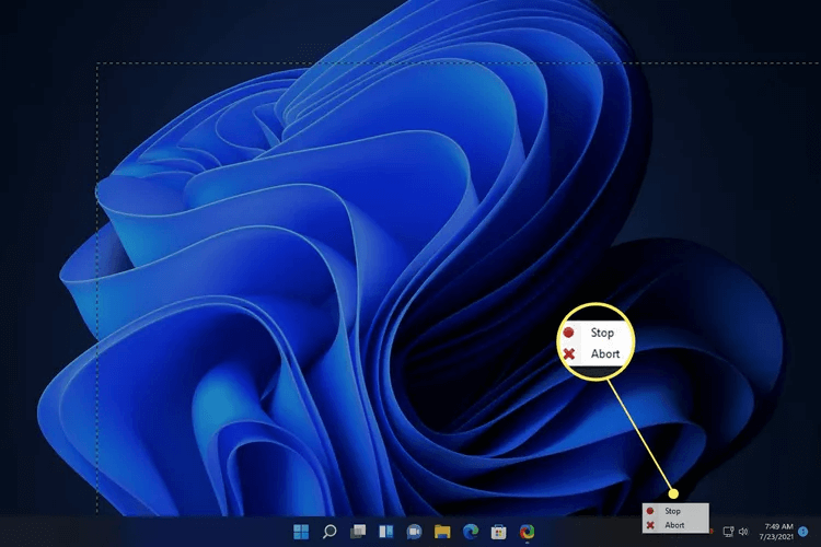 Stopannotated-81f73129a2984988b919e17690edbd47 كيفية تسجيل الشاشة في Windows على جهاز كمبيوتر محمول