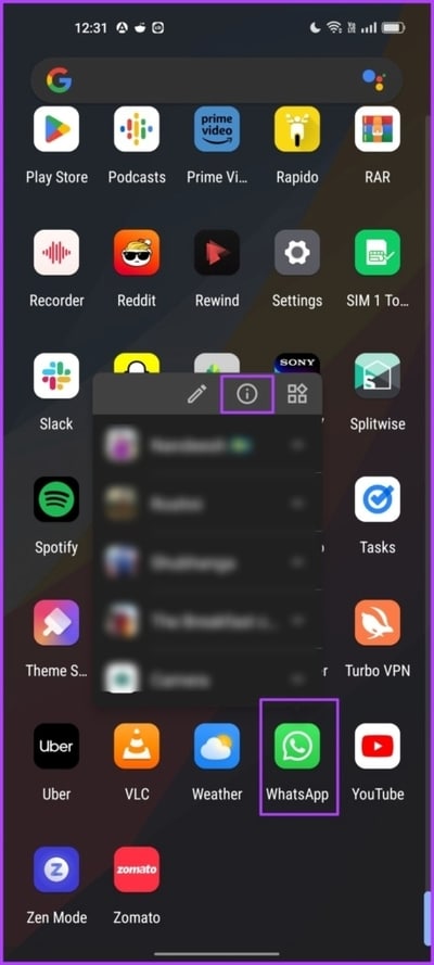 Tap-on-App-Info-3 9 طرق لإصلاح تعذر إرسال مستندات متعددة على WhatsApp على Android